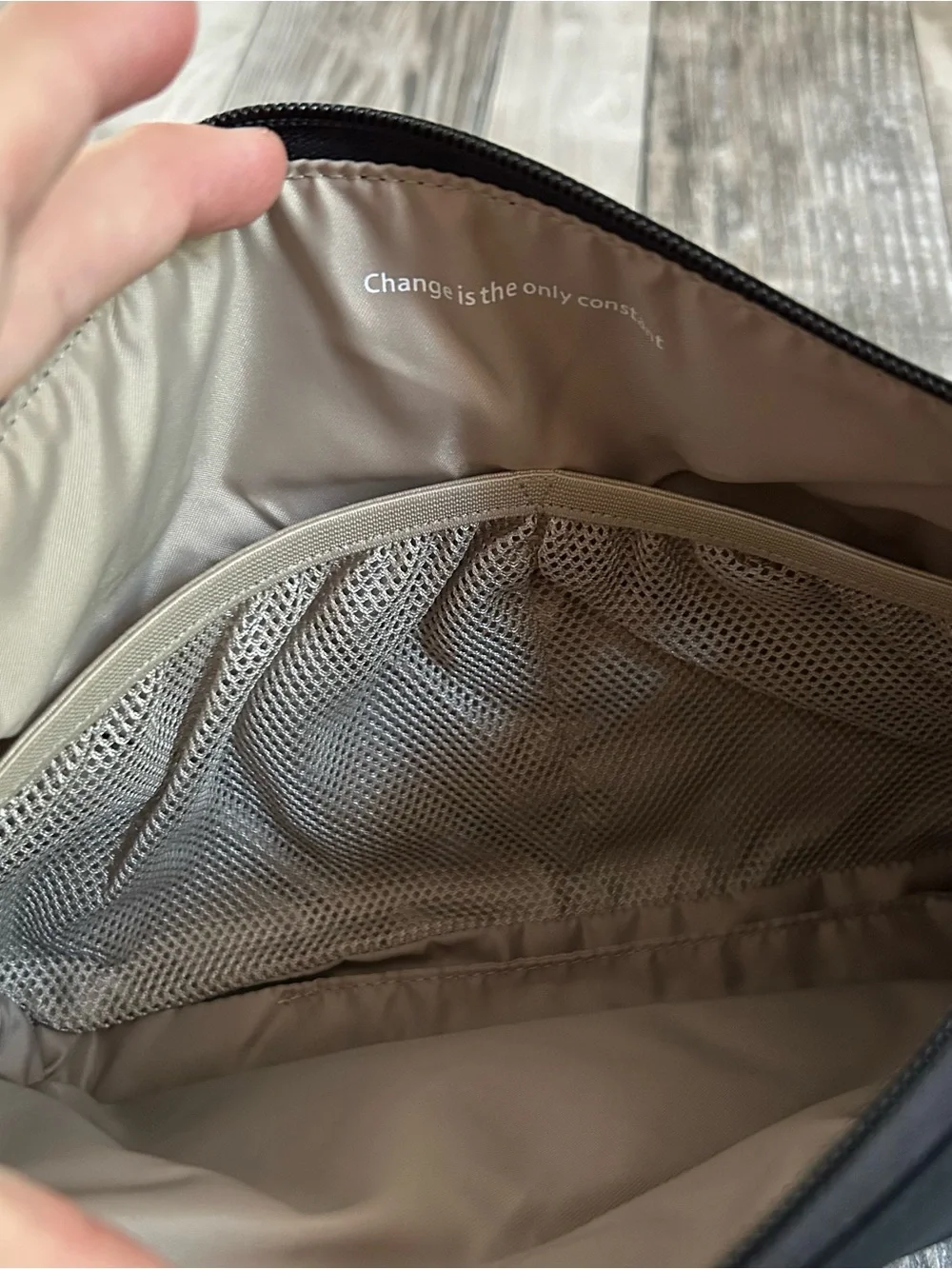 lululemon athletica cross body diaper bag with changing pad